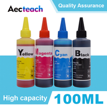 Aecteach-Kit de recarga de tinta Universal, 100ml, para HP 121 XL Deskjet F2423 F2483 F2493 F4213 F4275 F4283 F4583 D2563, tinta de impresora 2024 - compra barato