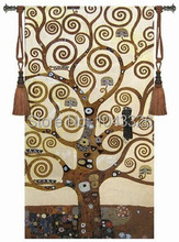 Klimt árvore símbolo de vida criativo decoração de casa 137*70cm paisagem imagem decoração tapeçaria tapeçaria de suspensão de parede aubusson PT-33 2024 - compre barato