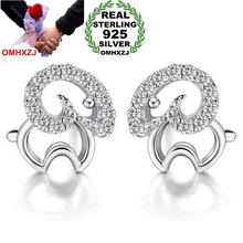 OMH-pendientes tipo botón de plata fina YS112, joyería de moda al por mayor, oveja pequeña, 925 2024 - compra barato