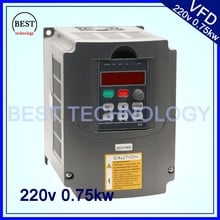 220V 0.75KW VFD CNC Spindle motor speed control  750W Variable Frequency Driver  Inverter 1HP or 3HP Input 3HP Output 2024 - buy cheap