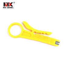 MX-DEMEL 1pcs Yellow Portable Wire Stripper Knife Crimper Pliers Crimping Tool Cable Stripping Wire Cutter Pocket Multi tools 2024 - buy cheap