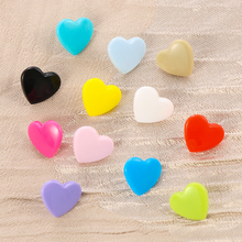 Пластиковые кнопки с сердечками для одежды и рубашек, 10 комплектов (40 шт.) 2024 - купить недорого
