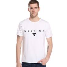 New Men's Destiny 2 Skull Logo T-Shirt Hunter Titan Warlock Plain Destiny Shirt 2018 Fashion 100% Cotton Slim Fit Top 2024 - buy cheap