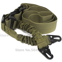 Tactical 2 Point Gun Sling Strap Airsoft Bungee Rifle Sling Belt Shooting Two Point Gun Rope Hunting Accessories 2024 - buy cheap