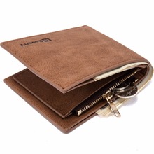 PU Wallet Men Zipper Top Quality Men Wallets Leather Purse With Coin Pocket Male Wallet Purse Two Colors 2024 - buy cheap