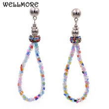 WELLMORE new bohemia beads earrings drop earrings for women party jewelry 2024 - buy cheap