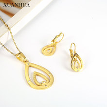 XUANHUA Stainless Steel Jewelry Woman Vogue 2019 Bridal Jewelry Sets Necklace Earrings Set Jewelry Accessories Gifts For Women 2024 - buy cheap