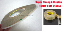 1x 14mm*55M 3M 9495LE 300LSE PET Super Strong Adhesion 2 Sides Adhesive Tape for Phone LCD Frame Case 2024 - buy cheap