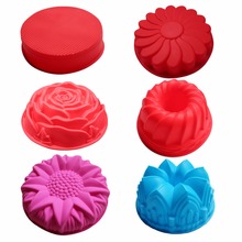 Single flower shape silicone Cake molds big Crown shaped mold Ice Cream pastry tips cake mold cake decorating tools 2024 - buy cheap