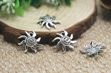 25pcs-Sun Charms , Antique Tibetan silver Wonderful Modern Design Sun  Charms pendants 16x19mm 2024 - buy cheap