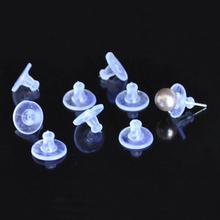 100Pcs Transparent Silicone Ear Stud Earring Backings Stopper Jewelry Accessory 2024 - buy cheap