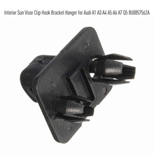 KKMOON Interior Sun Visor Clip Hook Bracket Hanger for Audi A1 A3 A4 A5 A6 A7 Q5 8U0857562A 2024 - buy cheap