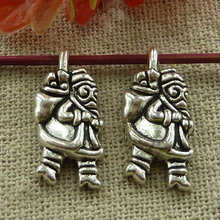 165 pieces tibetan silver geezer charms 21x10mm #2927 2024 - buy cheap