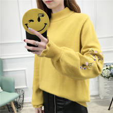 2019 Women Pullover Autumn Winter Warm O Neck Female Sweater Long Sleeve Casual Loose Knitted Tops 2024 - buy cheap