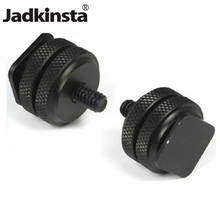 Jadkinsta 1/4" Tripod Mount Screw with Double Layer to Flash Hot Shoe Adapter Holder Mount for Camera Photo Studio Accessories 2024 - buy cheap