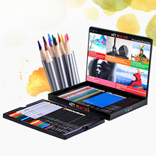 60pcs variedade de lápis de arte conjunto incluindo lápis de carvão aquarela lápis de cor metálica para pintura desenho coloração 2024 - compre barato
