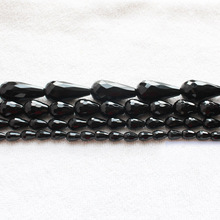 Atacado AA Facetada Waterdrop Contas de Ônix Preto 15 "/38 cm, Beads Para DIY fazer Jóias, nós fornecemos por atacado mista para todos os itens! 2024 - compre barato