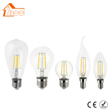 Good E27 E14 Antique LED Edison Bulb 220V Retro LED Filament Light Vintage LED Glass Bulb Lamp 4W 8W 12W 16W Candle Light Lamp 2024 - buy cheap