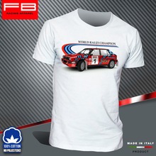 Camiseta lancia delta martini evoluzione hf integrale rally legend nova moda legal casual rua verão paried cerveja t camisas 2024 - compre barato