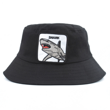2021 New Fashion Panama Bucket Hats Men Women Summer Fishing Hat Shark Embroidery Animal Hip Hop Cap Bob Hat chapeau 2024 - buy cheap