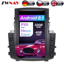 Android 8.1 Tesla style 4GB RAM Car GPS Navigation Auto No DVD Player For Lexus LX570 radio tape recorder head unit multimedia 2024 - compre barato