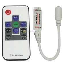 Контроллер RF RGB Mini RF беспроводной светодиодный пульт дистанционного управления для светодиодной ленты RGB 5050/3528 2024 - купить недорого