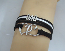 fashion DAD bracelets best love for dad bracelets girls bracelets i love my dad bangles 2024 - buy cheap