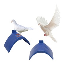5 Pcs Pigeon Perch Plastic Heat Resistance Dove Rest Roost Bird Stand Holder Pigeon Cage Accessories 2024 - buy cheap