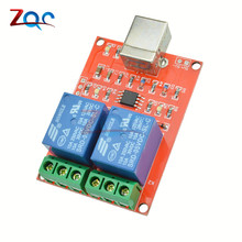 Two Channel 5V Relay Module USB Control Switch / 2 Way 5V Relay Module / Computer Control Switch / PC Intelligent Control 2024 - buy cheap