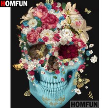 HOMFUN-pintura de diamante redondo/cuadrado completa, cuadro artesanal 5D, flor de Taro, bordado 3D, punto de cruz, decoración para el hogar 5D A16057 2024 - compra barato