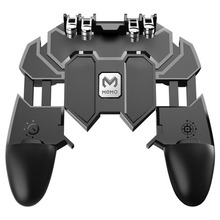 New PUBG Mobile Joystick Controller Turnover Button Gamepad for PUBG iOS Android Six 6 Finger Gamepad Free Fire PUBG Controller 2024 - buy cheap