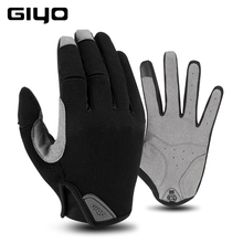 Giyo inverno tela de toque luvas da bicicleta estrada dedo cheio ciclismo bicicleta luva dos homens esportes lycra mulher à prova vento ginásio pesca 2024 - compre barato