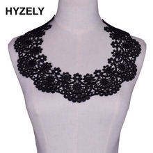 Black Collar Venise Sequin Applique Lace Neckline Collar Accessories DIY handmade Wedding Dress For Sewing Supplies Crafts BW069 2024 - buy cheap