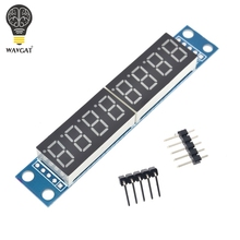 MAX7219 CWG 8-Digit Digital Tube Display Control Module Red Three IO for WAVGAT 2024 - buy cheap