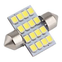 New 16 SMD LED 1210 31mm Car Warm White Interior Dome Festoon Bulb Light Lamp DC 12V C5W Reading Lights Bulb Lamp hot selling 2024 - buy cheap