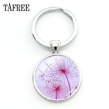 TAFREE Brand Beautiful Dandelion Keychains Keyring Keyholder Car Key Art Picture Men Women Girls Gift Jewelry DA22 2024 - buy cheap