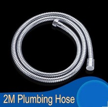 2M Shower Plumbing Hose Tube Explosion-proof 304 Stainless Steel Flexible Brass Head Pipe Bathroom Tap Faucet Valve Accessories 2024 - buy cheap