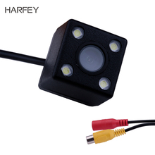 Harfey Universal 4 LED Car Parking Reverse Rear View Camera Backup Monitor 170 Degree Wide Angle HD High Definition Night Vision 2024 - buy cheap