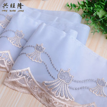 26M/lot 17cm Wide Embroidery Lace Trim DIY Sewing Skirt Craft Patchwork Material Lace Ribbon Belt Trimming Curtain Edge Decor 2024 - buy cheap