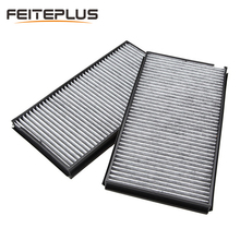 2x Cabin Charcoal Air Filter Carbon For BMW 5 Series E60 E63 E64 M5 M6 With Activated Charcoal 64319171858 2024 - buy cheap