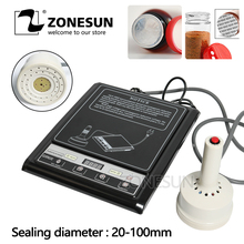 ZONESUN Aluminum Sealing Machine 20-100MM Hand-held Electromagnetic Induction Medical Plastic Bottle Cap Sealer 2024 - buy cheap