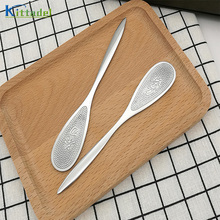 Chinese Style Tea Knife Cutter With Flower Pattern Handle Stainless Steel Puer Tea Cutter Needle Handcraft Tea Accessories 2024 - buy cheap