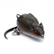 1 Uds. Ojos 3D cebo suave ratón Señuelos de Pesca 7cm 19,3g simulación flotante señuelos suave sonido de campanas bajo cebos, aparejos de pesca 2024 - compra barato