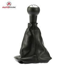 5 Speed Gear Shift Knob Gearstick Gaiter Boot Leather Replacement Kit for PEUGEOT 207 307 406 2024 - buy cheap