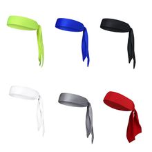 Head Tie Sports Headband Sweat Absorption Hair Hoop Stretchable Moisture Wicking Running Tennis Working Out Supply 2024 - buy cheap