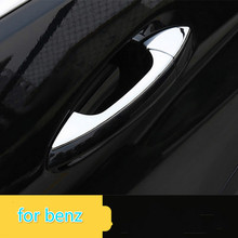 FUNDUOO для Mercedes Benz ML Class W166 2012-2015 высокое качество нержавеющая сталь Дверная ручка накладка наклейка литье Стайлинг 2024 - купить недорого