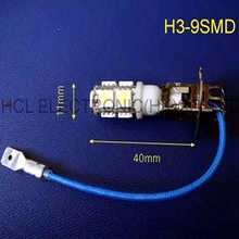 High quality 12V H3 car led fog lamps,led car H3 lamp,H3 automotive led bulb free shipping 5pcs/lot 2024 - buy cheap