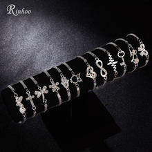 RINHOO-pulsera de mariposa de plata para mujer, brazalete de boda, banquete, regalo de San Valentín 2024 - compra barato