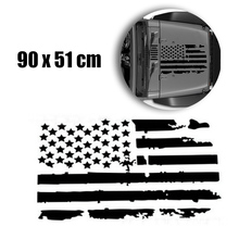 Universal 51x90cm USA Flag pattern Sticker Hood Car Truck Window Vinyl Sticker For Jeep Wrangler 2024 - buy cheap