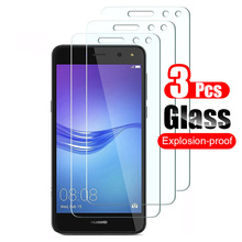 3Pcs Tempered Glass Screen Protector For Huawei Y5 Y6 2017 Shock Resistance Bubble Free Protective Film 9H Glass 2024 - buy cheap